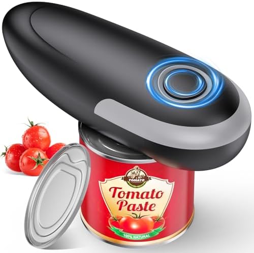 One Touch Electric Can Opener Fits All Can Sizes, Electric Can Op...