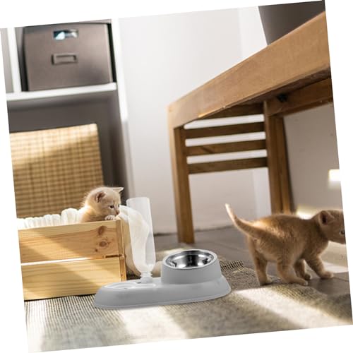 CORHAD Automatischer Futter Und Wasserspender Für Hunde Und Katzen Praktische Lösung Für Haustierbedarf Mit Integriertem Wassersystem Und Futterfreundlichem Design Für Zuhause Oder