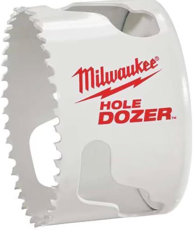 Hole Dozer Hole Saw, Bi-Metal, Blk, 3-1/8In
