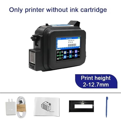 Image of 12.7mm Portable Mini Printer Handheld Inkjet Printer for Text QR Barcode Image Batch Number Logo Image(JP)