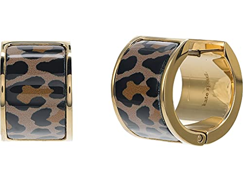 Kate Spade New York Leopard Huggie Earrings
