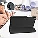 ProCase Slim Case for Galaxy Tab A 8-inch 2019 T290 T295, Light Cover Trifold Stand Hard Shell Folio Case for 8.0 inch Galaxy Tab A 2019 Without S Pen Model SM-T290 (Wi-Fi) SM-T295 (LTE) –Black