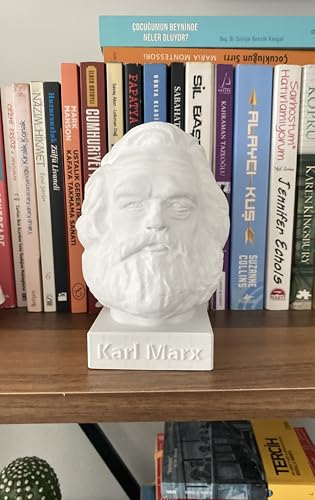K. Marx Busto 15 cm Decoración para el hogar Filósofo Marx Estantería Decoración