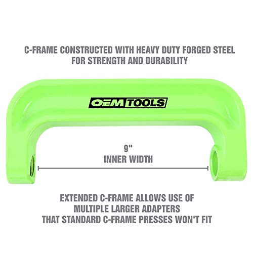 Oemtools 25105 Extra Large Ball Joint Press, Heavy Duty Ball Joint Removal Tool, Extended C Frame For Use With Toyota, Chevrolet, Dodge, Ford #TOP2