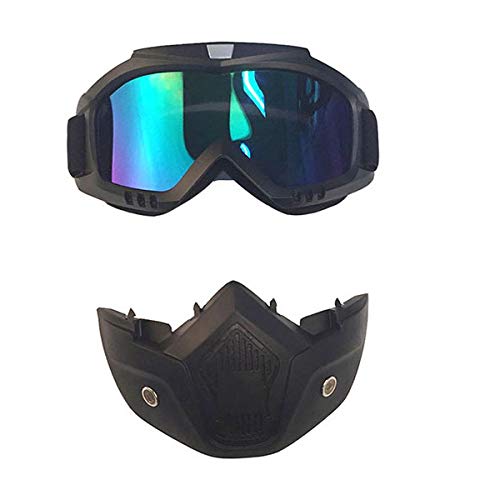Surlunettes De Protection,Lunettes De Masque De Moto En Plein Air Harley Outdoor Masques Amovibles Harley Masques Amovibles,Coupe-Vent Et Antipoussière