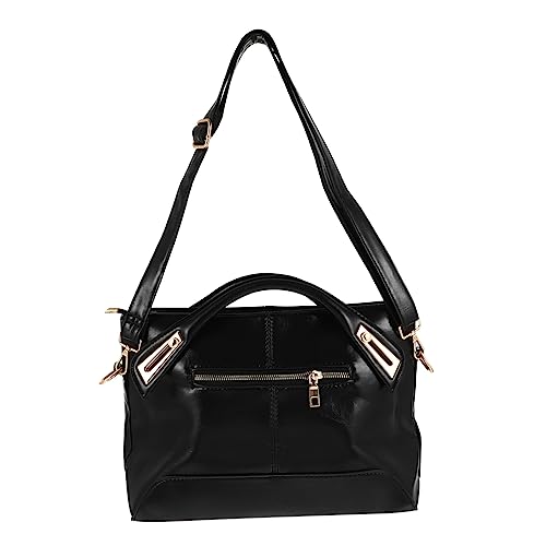 Sac à main cuir noir LIFKOME finies les affaires perdues grâce au rangement pratique