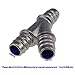 New Upgraded Aluminum HVAC Return Heater Y-Type Hose Splicer Connector Pipe Tube/Fitting Return Hose for Dodge Grand Caravan/Chrysler Town & Country 3.8L 230CID / 4.0L 241CID V6 Engine 2008-09