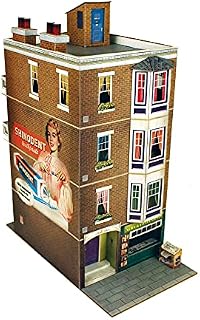 The CityBuilder O Gauge 7mm 1:43 Scale Model Railway Building Apartment Building Kit by SAM Toys