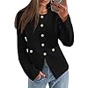 PRETTYGARDEN Women’s 2026 Fall Blazers Button Down Fitted Lightweight Dressy Work Suit Jackets Trendy Business Casual Outfits