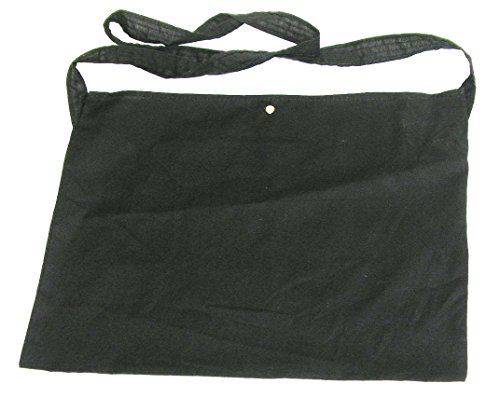 Traditional Cycling Musette Feed Race Tote Bag - Black