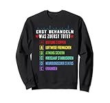 ABCDE Schema Rettungsdienst 112 Notfall Rettungssanitäter Sweatshirt