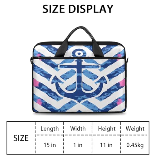 Bolso Chevron Ocean Anchor para Laptop 15 Pulgadas miniatura 2