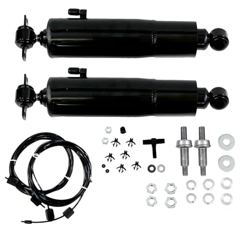 Image of Gabriel 49128 HiJackers Rear Adjustable Air Shock Absorbers Fits Oldsmobile, Cutlass Turnpike, Delmont, Delta, Dynamic Jetstar, Starfire; Pontiac Bonneville, Catalina, Grand Prix, Star Chief (1 Pair)