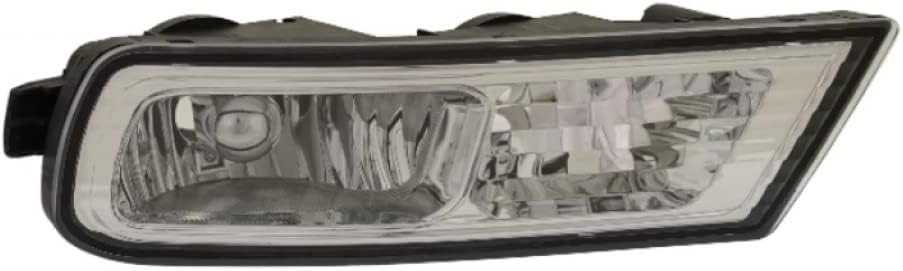 CarLights360 For Acura MDX 2010-2013 Fog Light Unit Passenger Side | Front | Clear Lens | Replacement For AC2595101 | 33901-STX-A11