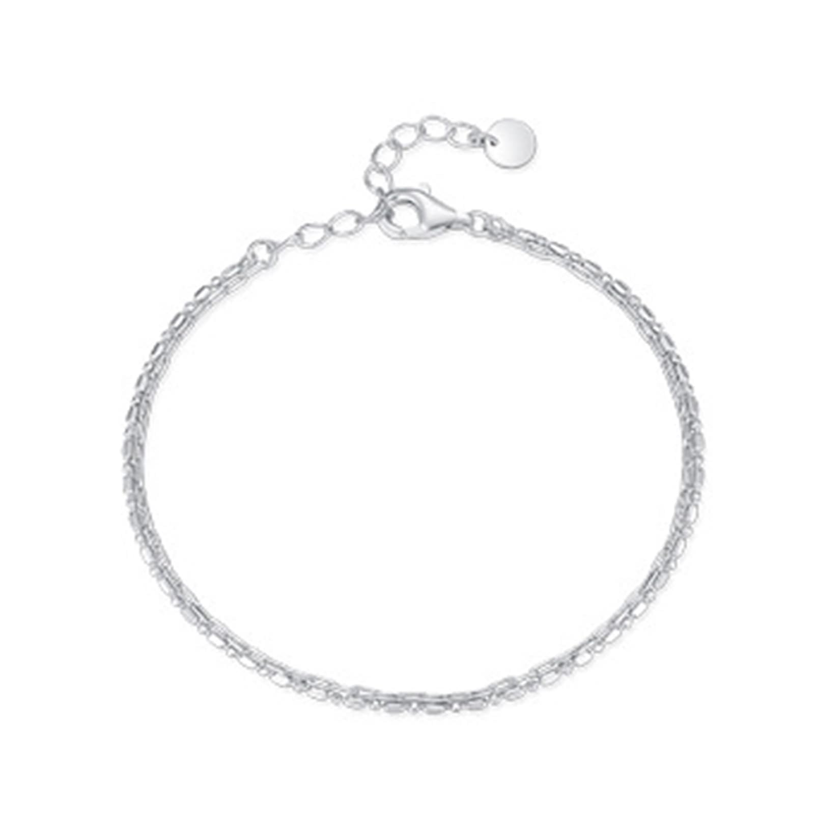 KnSam Bracciale da donna in oro giallo 750, bracciale classico, bracciali PT950