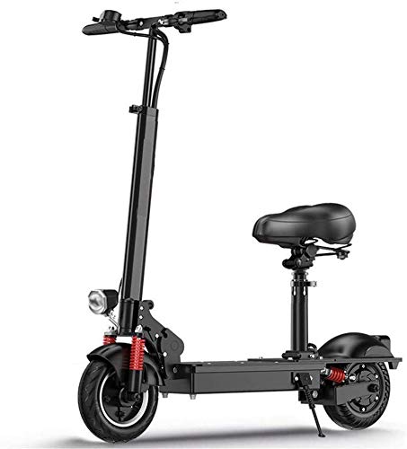 Elektro-Bike Leichte Faltbarer Elektrischer Roller Mit Klappsitz Und Griff, Adult 2-Rad-Pedal Electric Fahrrad, Anti-Diebstahl-Alarmanlage,