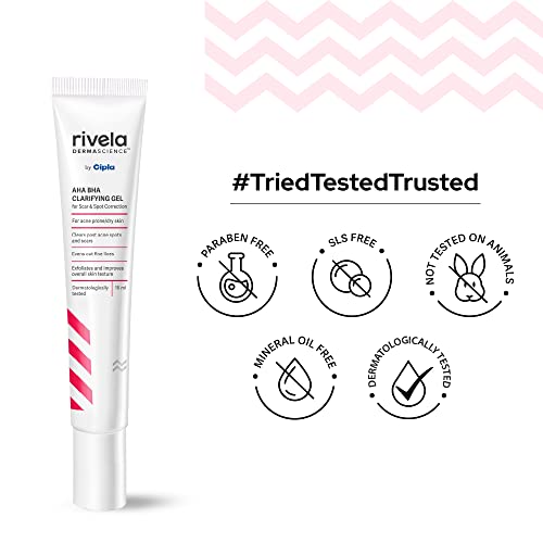 Rivela Dermascience AHA BHA Scar and Spot Correction Gel By Cipla