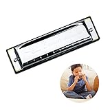 [page_title]-WEKON Mundharmonika, C-Dur Blues Harmonika 10 Löcher 20 Töne Diatonische für Kinder und Anfänger, Studenten, Kindergeschenk, Profi mit Etui
