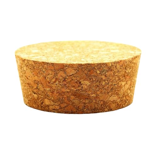 Naturlig Korkpropp 75/70 mm, För Hembryggning av Vin, Mognad och Klarnande, För Ekosystem i Burk och DIY