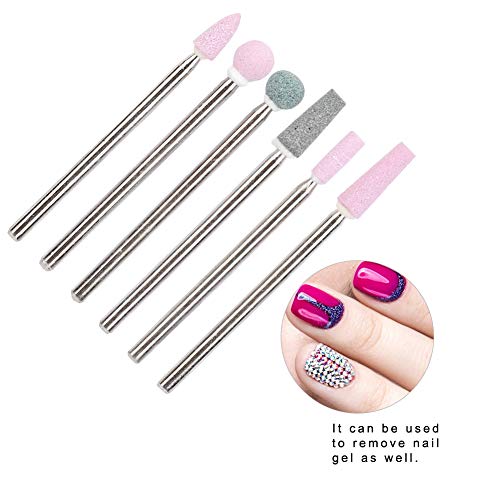 5 Types 6Pcs / Pack Kit de Pouret À Ongles Tête de...