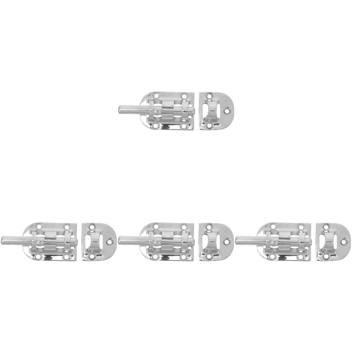 Verrou à glissière en acier inoxydable jojofuny pour porte et bateau | Lot de 4 pièces