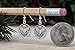 Sterling Silver Scottish Thistle Earrings - Small, Double Sided - Handmade, Solid .925