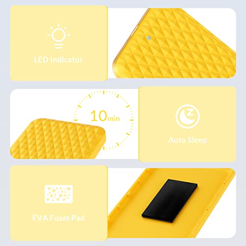 Image of GiGimundo 2.5 inch Tool Free Hard Drive Enclosure, 5Gbps USB 3.0 to SATA III External HDD Enclosure for 2.5inch 9.5mm 7mm SSD HDD, Supports UASP SATA III (Yellow)