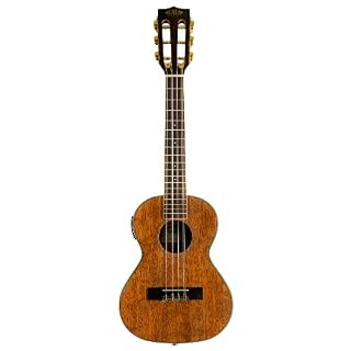 Kala KA 6 EQ Ply 6 String Ukulélé ténor en acajou avec sac - Les Beatles, Paul McCartney, John Lennon, RIngo Starr, George Harrison