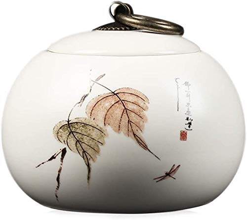 AWAING Urnen für Hunde Pet Cremation Urn for Asche Urnen, handgemachte Keramik-Andenken, Klein Feuchtigkeitsbeständig Grave Memorial Urnen for Mensch und Haustier Asche zu Hause oder im Friedhof Tieru Cover