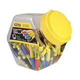 Stanley 1-47-329 - Mini marcador permanente punta fina, 72 unidades, colores negro, azul, rojo, verde