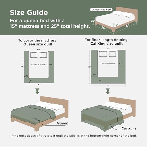 Image of Bedsure Floral Sage Green Comforter Set, Oversized Queen Bedding Sets, 7 Pc | Bed in a Bag, Comforters, Bedroom, Reversible, Fluffy, Whisper-Quiet, All-Season, Polyester, Easy Care, Botanical-Chic, OEKO