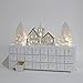 PIONEER-EFFORT Christmas Wooden Advent Calendar House with 24 Drawers Countdown to Christmas Decoration Fill Small Gifts for Kids (14.8'' x 3.1'' x10.6''., White)