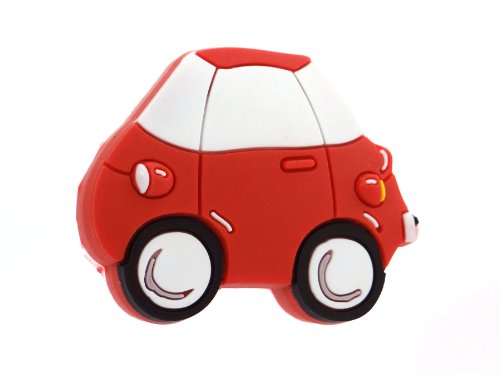 Preisvergleich Produktbild Sotech SO-TECH® Kindermöbelgriff Möbelknopf Möbelgriff Gummigriff mit Motiv Auto
