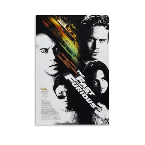 YAOQI Poster de la série télévisée Fast And The Furious Tokyo DriftFilm - Impression sur toile pour décoration murale d'intérieur - 30 x 45 cm - Sans cadre style 25