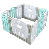 ベビーサークル 折りたたみ 高さ62cm ドア付き