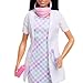 Barbie Careers Dentist Playset with Brunette Doll Wearing White Coat, Toddler Small Doll, Examination Chair & Accessories