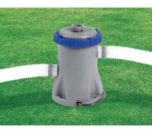Bestway - mod. 56411 - Piscina rettangolare fuori terra, con motore Bestway, dimensione: 300 x 201 x 66 cm