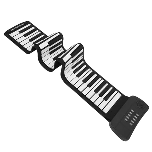 TOYANDONA 61 rouleau de piano clavier électrique piano pliable débutant clavier usb piano portable piano électronique roulé à la main piano électronique portatif Gel de silice Black - Les Beatles, Paul McCartney, John Lennon, RIngo Starr, George Harrison TOYANDONA 61 rouleau de piano clavier électrique piano pliable débutant clavier usb piano portable piano électronique roulé à la main piano électronique portatif Gel de silice Black