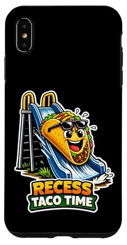 Recess Taco Time Funny School Taco Meme �f�U�C�� �X�}�z�P�[�X iPhone XS Max �p