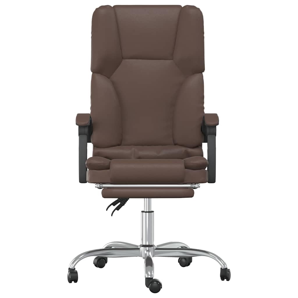 Sedia da ufficio con funzione massaggiante, in ecopelle, regolabile in altezza, girevole, con ruote e braccioli, ergonomica, per casa, PC, gaming e scrivania