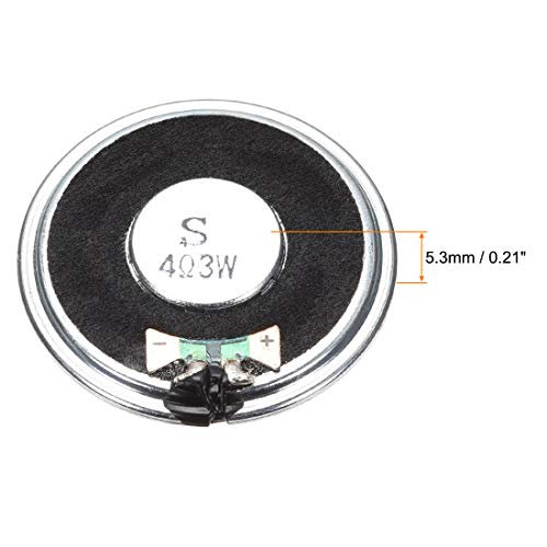 Altavoz magnético de 40 mm con sonido claro y baja distorsión pack de 4 3