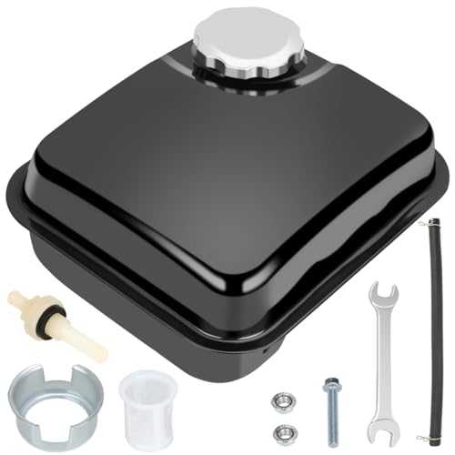 YOXUFA Gas Fuel Tank Replacement for Predator 212cc 224cc 196cc 200cc Coleman CT200U BT200x KT196 Baja Warrior Massimo MB200 Mini Bike GX160 GX200 Engine Hammerhead 80T Go Kart Parts 0.81 Gallons