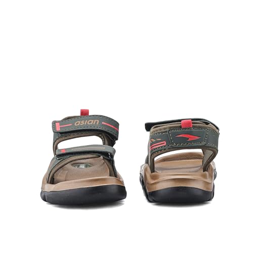 Image of ASIAN Virat Junior-14 Kids Sports Sandals with Velcro Straps | Cushioned Footbed, Lightweight & Anti-Slip Grip | Ideal for Play & Outdoor Use