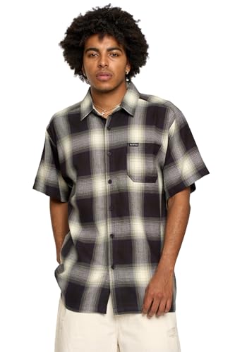 G-Style USA Western Casual Plaid Short Sleeve Button Up Shir