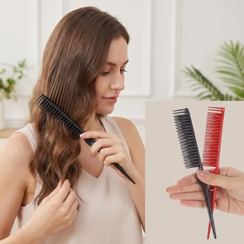 Set de 4 Peines para Cabello Rizado 3 Filas miniatura 6