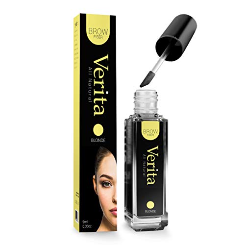 Verita Brow Fibers - Semi Temporary Instant Brow Volumizing Tint - Delivers Full Colored Brows in Few Easy Strokes - For Daily Beauty Needs