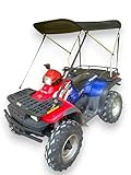 New Black ATV/Four Wheeler/Quad Sun Shade/Canopy/Umbrella for Maximum Sun Protection by Cypress Rowe Outfitters