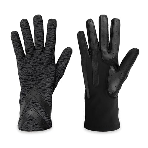 Guantes mujer táctiles Isotoner de elastano para frío invierno 4