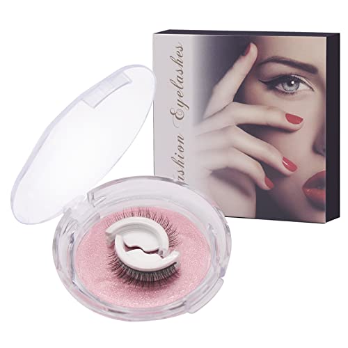 Faux Cils Auto AdhéSifs, Cils auto-adhésifs Sans Colle, Faux Cils Naturel, Faux cils Waterproof, Naturellement Moelleux et Facile à Porter (Naturel) Cover