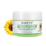 OUKEYA Cleansing Balm,Makeup Remover Balm-Natural Ingredients-Suitable for All Skin Types,Gently Remove Mascara, Eyeliner Makeup | Removes Dirt & Impurities 80g/2.82oz